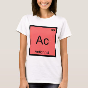 Ac - Antichrist Chemistry Element Symbol Devil Tee