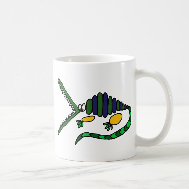 AC- Funky Crocodile Art Coffee Mug (Right)