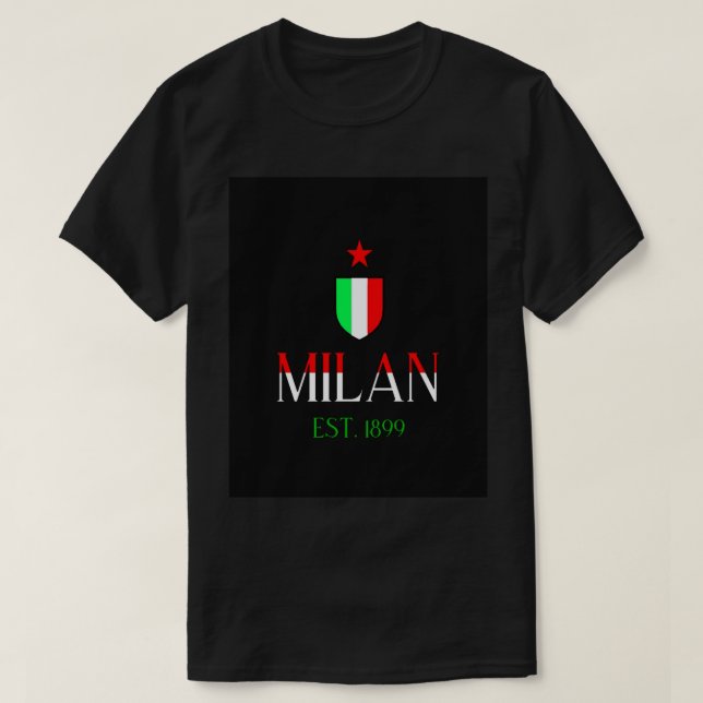 Ac Milan Graphic  T-Shirt (Design Front)