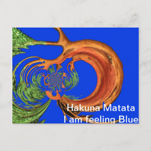 Acacia Circle Art Print Postcard