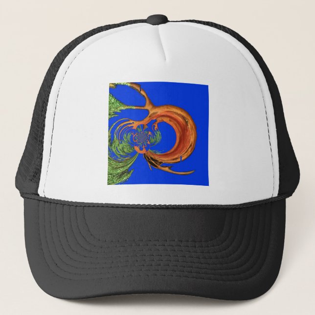 Acacia Circle Art Print Trucker Hat (Front)