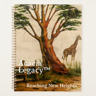 Acacia Legacy™: Minimal | Kenyan Mara Giraffe Safa Planner