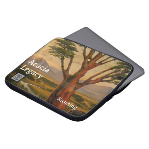 Acacia Legacy™: Safari Panorama Heritage Roaming Laptop Sleeve