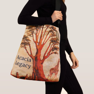 Acacia Legacy™: Signature Acacia Premium Giraffe Crossbody Bag