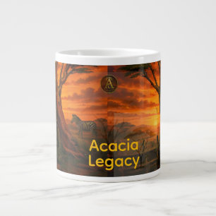 Acacia Legacy™ Sunset Horizon   Luxury Wildlife  Large Coffee Mug