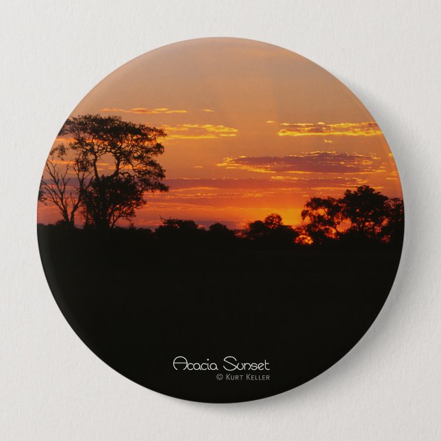 Acacia Sunset 10 Cm Round Badge (Front)