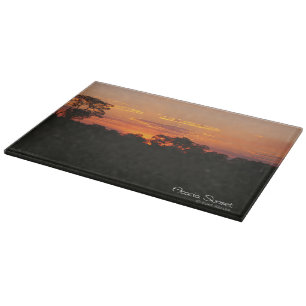 Acacia Sunset Cutting Board