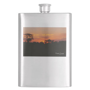 Acacia Sunset Hip Flask