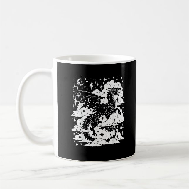 Academia Fantasy  Book Lover Bookish Goblincore Coffee Mug (Left)