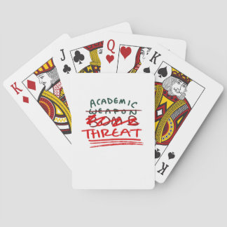 Academic Bomb Classic Playing Cards