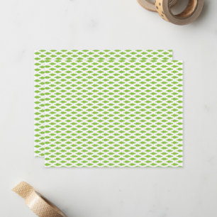 Academic Green Pattern for Success Card