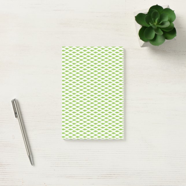 Academic Green Pattern for Success Post-it Notes (Office)