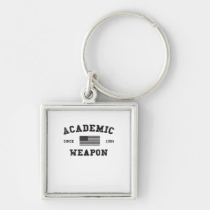 Academic Weapon Classic Funny Meme Key Ring