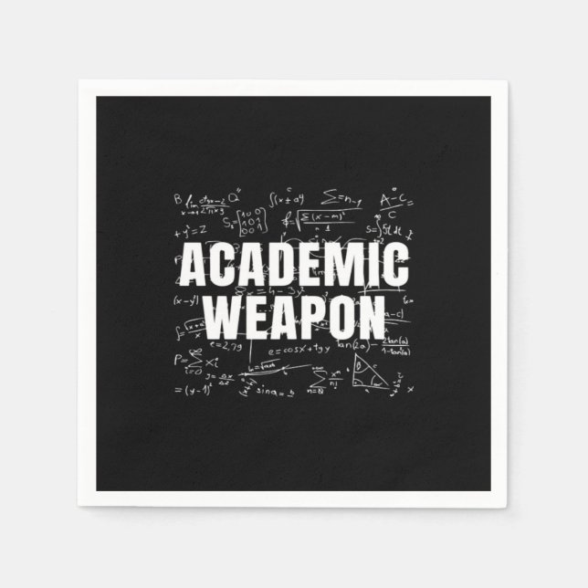 Academic Weapon - Inspirational Classic - Back to  Napkin (Front)