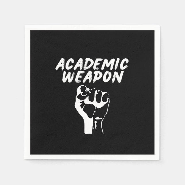 Academic Weapon - Inspirational Oversized - Meme T Napkin (Front)