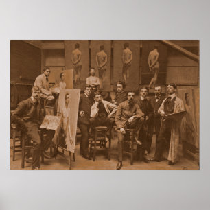 Academy of Antwerpen 1907 Poster