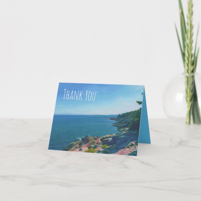 Acadia Coast Thank You Card (Front)