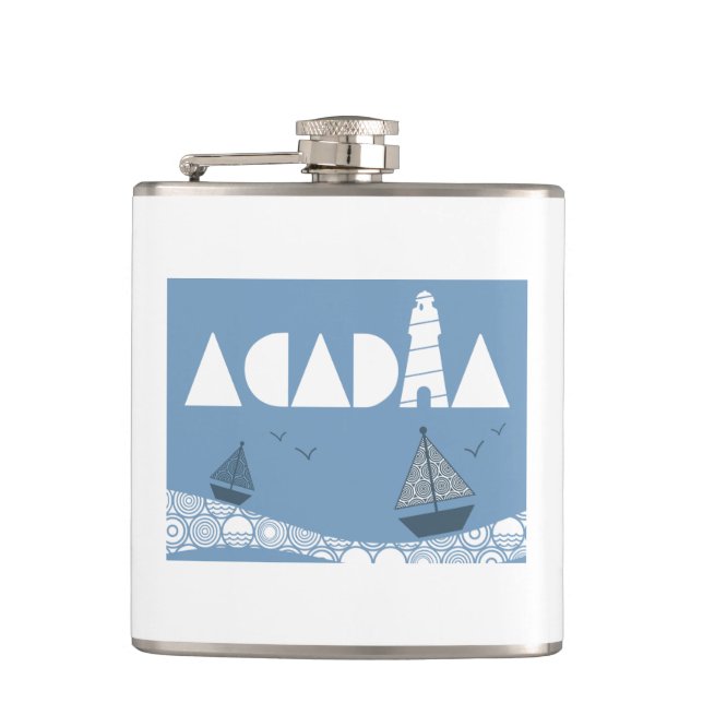 Acadia Hip Flask (Front)