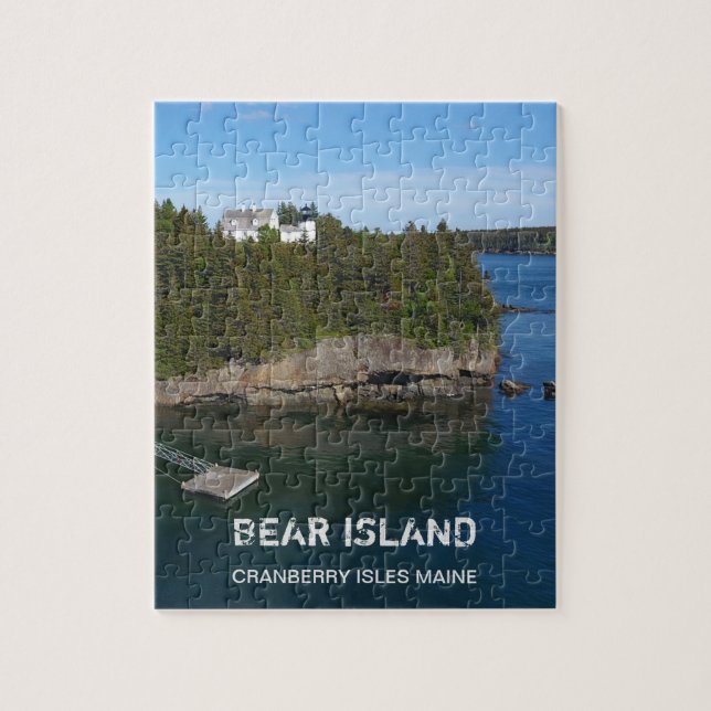 Acadia Maine Island Lighthouse Jigsaw Puzzle (Vertical)