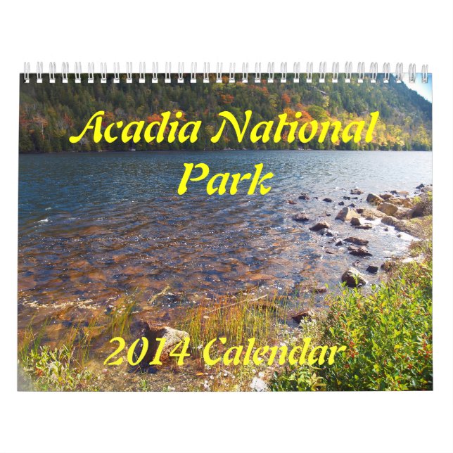 Acadia National Park 2014 Calendar (Cover)