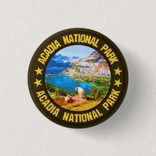 Acadia National Park 3 Cm Round Badge