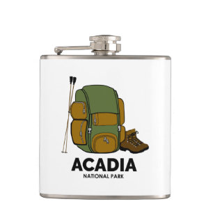Acadia National Park Backpack Hip Flask