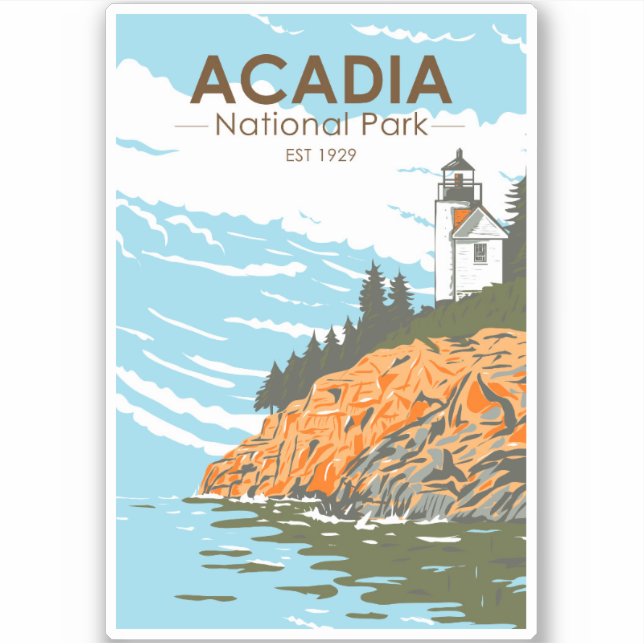 Acadia National Park Bar Harbour Lighthouse (Front)