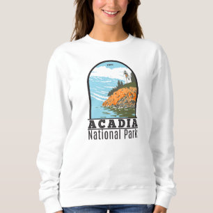Acadia National Park Bar Harbour Lighthouse Maine  Sweatshirt