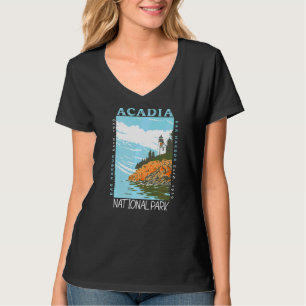 Acadia National Park Bar Harbour Maine Vintage T-Shirt