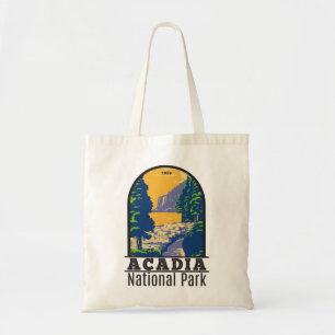 Acadia National Park Bar Harbour Ocean Path Tote Bag