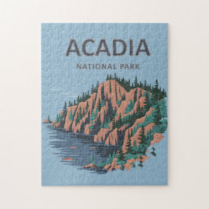 Acadia National Park Cadillac Mountain Jigsaw Puzzle