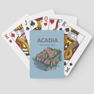 Acadia National Park Cadillac Mountain Playing Cards