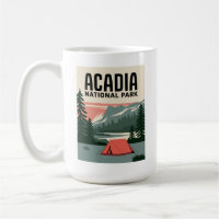 Acadia National Park Camping Vintage