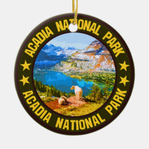 Acadia National Park                               Ceramic Tree Decoration
