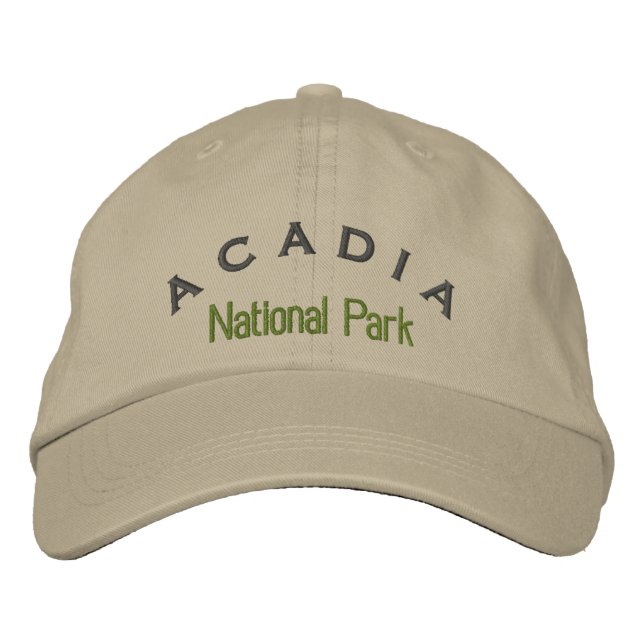 AcadIa National Park Embroidered Hat (Front)