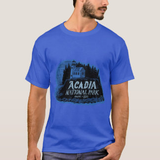 Acadia National Park Label Oversized T-Shirt