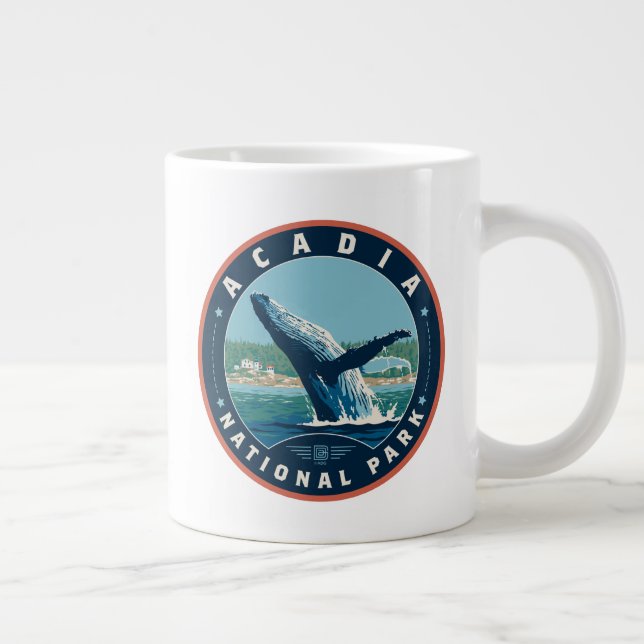 Acadia National Park Large Coffee Mug (Right)