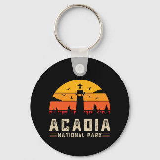 acadia national park maine  bar harbour lighthouse key ring