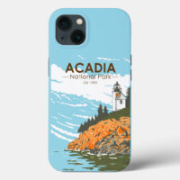 Acadia National Park Maine Bar Harbour Vintage