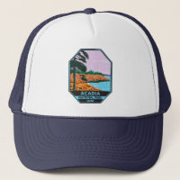 Acadia National Park Maine Bar Harbour Vintage