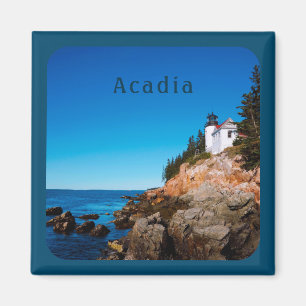 Acadia National Park Maine Bass Harbour Lighthouse Magnet