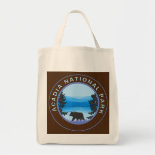 Acadia National Park Maine Bear Tote Bag
