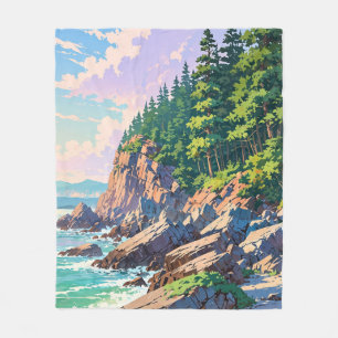 Acadia National Park, Maine Fleece Blanket
