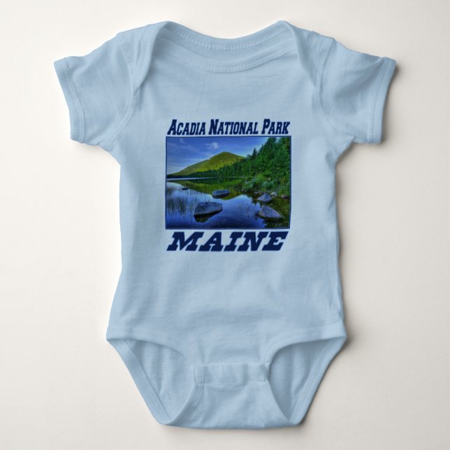 Acadia National Park - Maine Infant Creeper (Front)