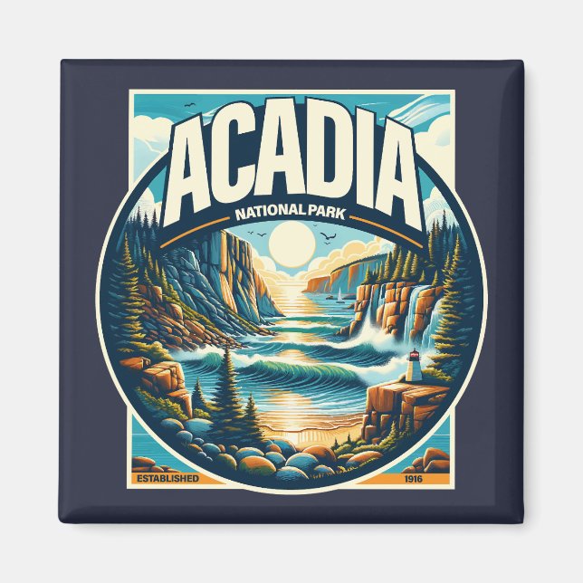 Acadia National Park Maine Magnet (Front)