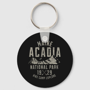 Acadia National Park Maine Nature Hiking Outdoors  Key Ring