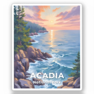Acadia National Park   Maine Painting Travel Art