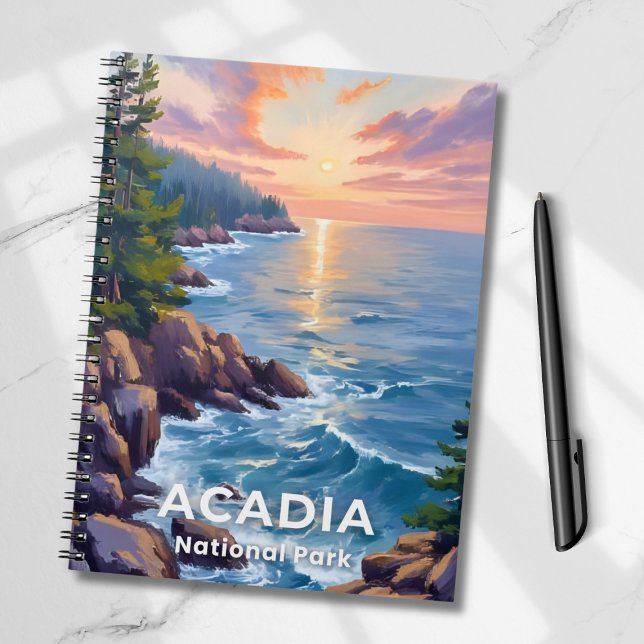 Acadia National Park | Maine Painting Travel Art Notebook (Creator Uploaded)