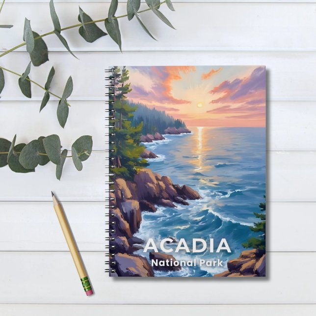 Acadia National Park | Maine Painting Travel Art Notebook (Creator Uploaded)