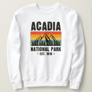 Acadia National Park, Maine Retro Vintage Sweatshirt